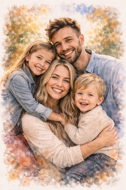 Custom Watercolour Portraits